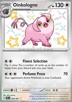 Oinkologne - Paldean Fates (Shiny Rare) [PAF-208]