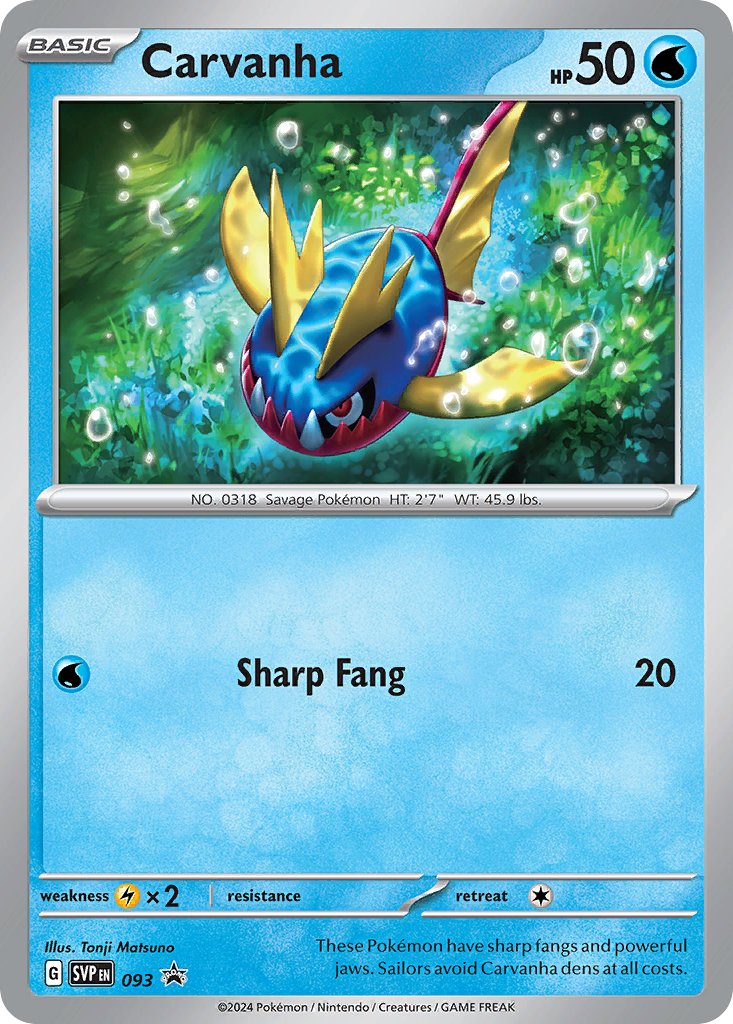 Carvanha - SV Black Star Promos (Promo) [SVP-093]