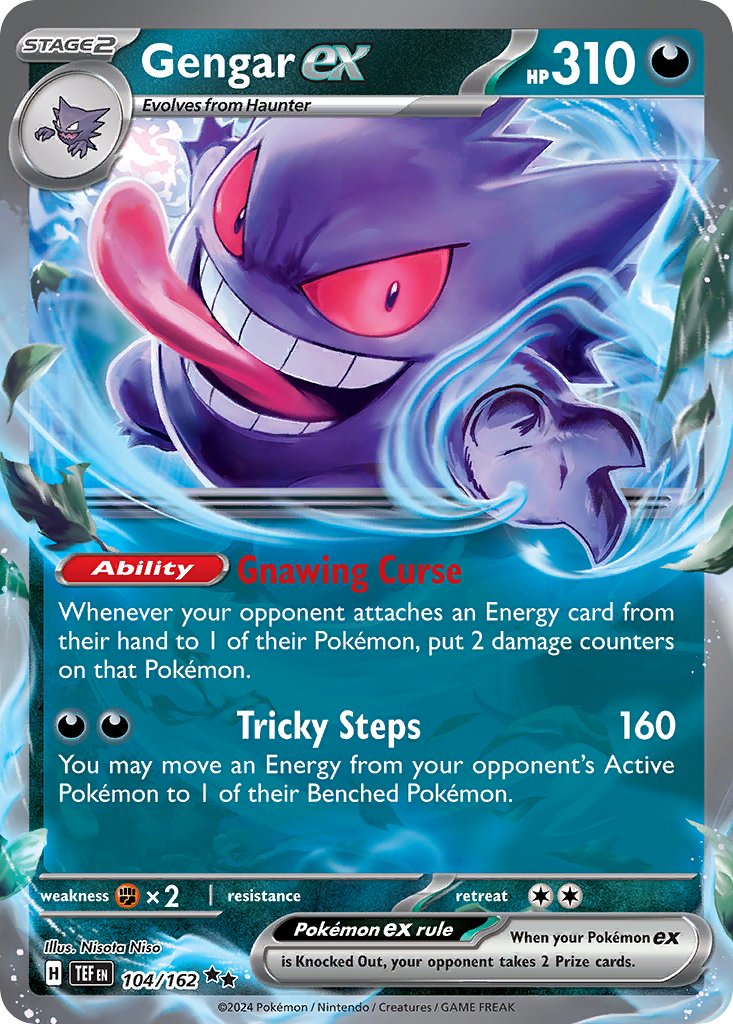 Gengar ex - Temporal Forces (Double Rare) [TEF-104]