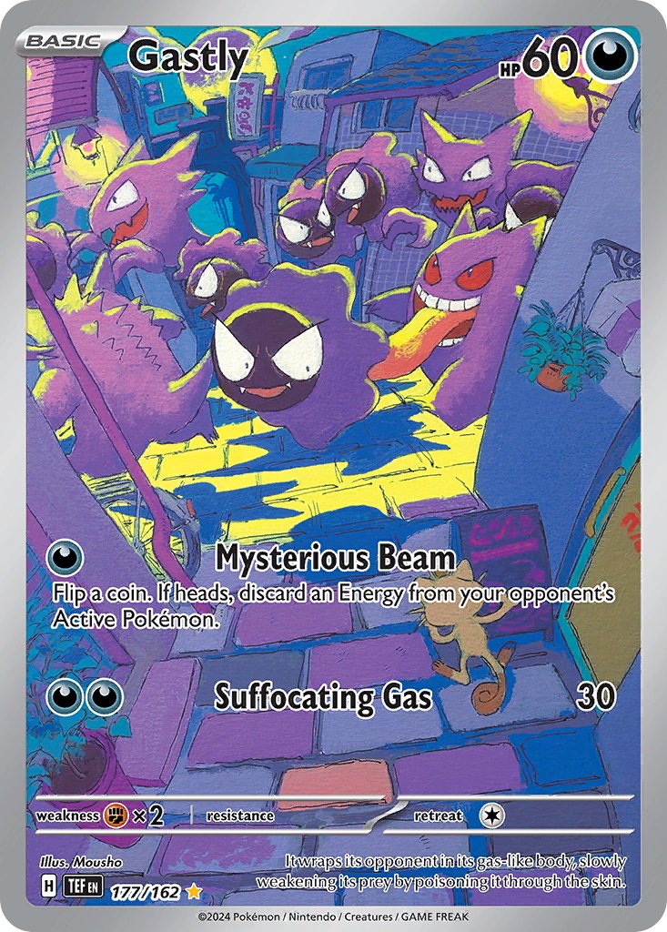 Gastly - Temporal Forces (Illustration Rare) [TEF-177]