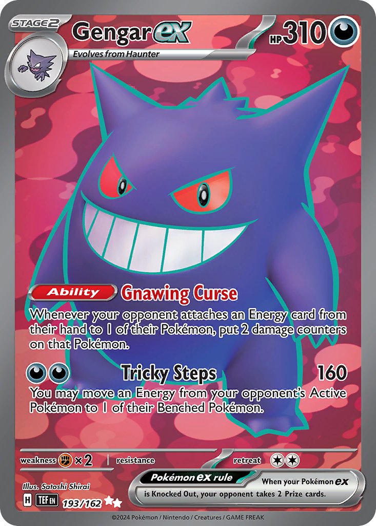 Gengar ex - Temporal Forces (Ultra Rare) [TEF-193]