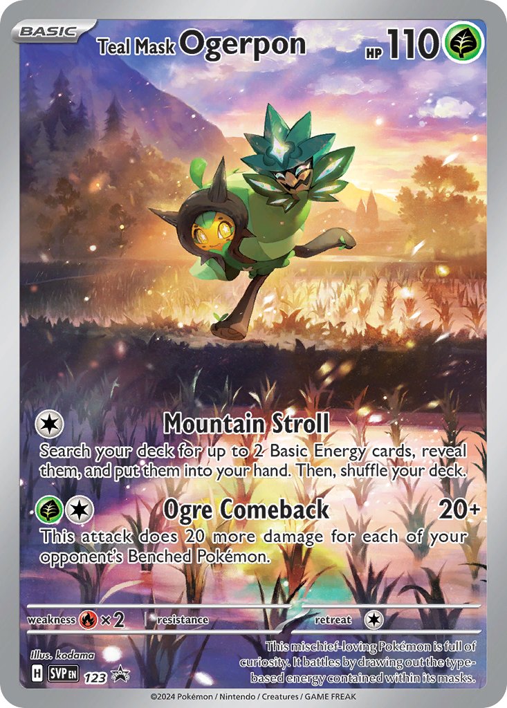 Teal Mask Ogerpon - SV Black Star Promos (Promo) [SVP-123]