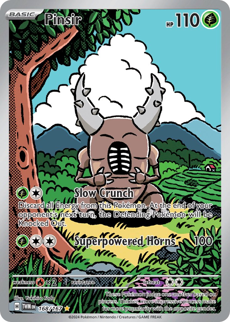 Pinsir - Twilight Masquerade (Illustration Rare) [TWM-168]