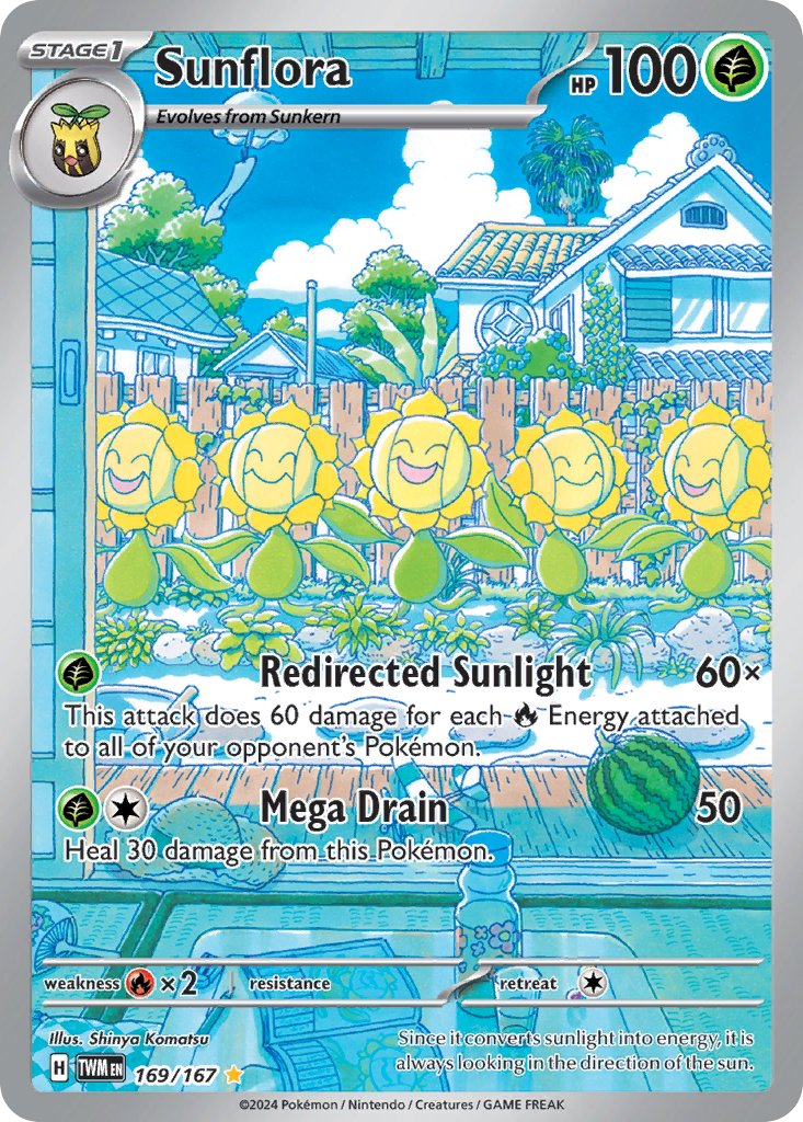 Sunflora - Twilight Masquerade (Illustration Rare) [TWM-169]