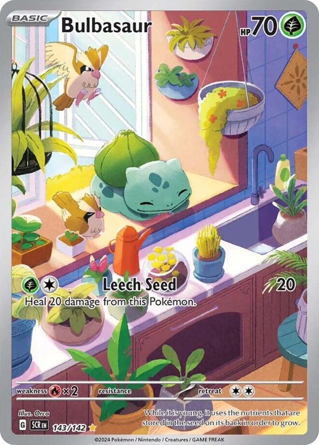 Bulbasaur - Stellar Crown (Illustration Rare) [SCR-143]