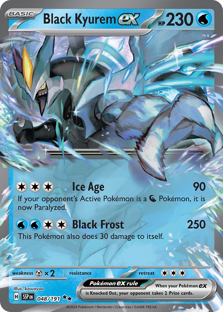 Black Kyurem ex - Surging Sparks (Double Rare) [SSP-048]