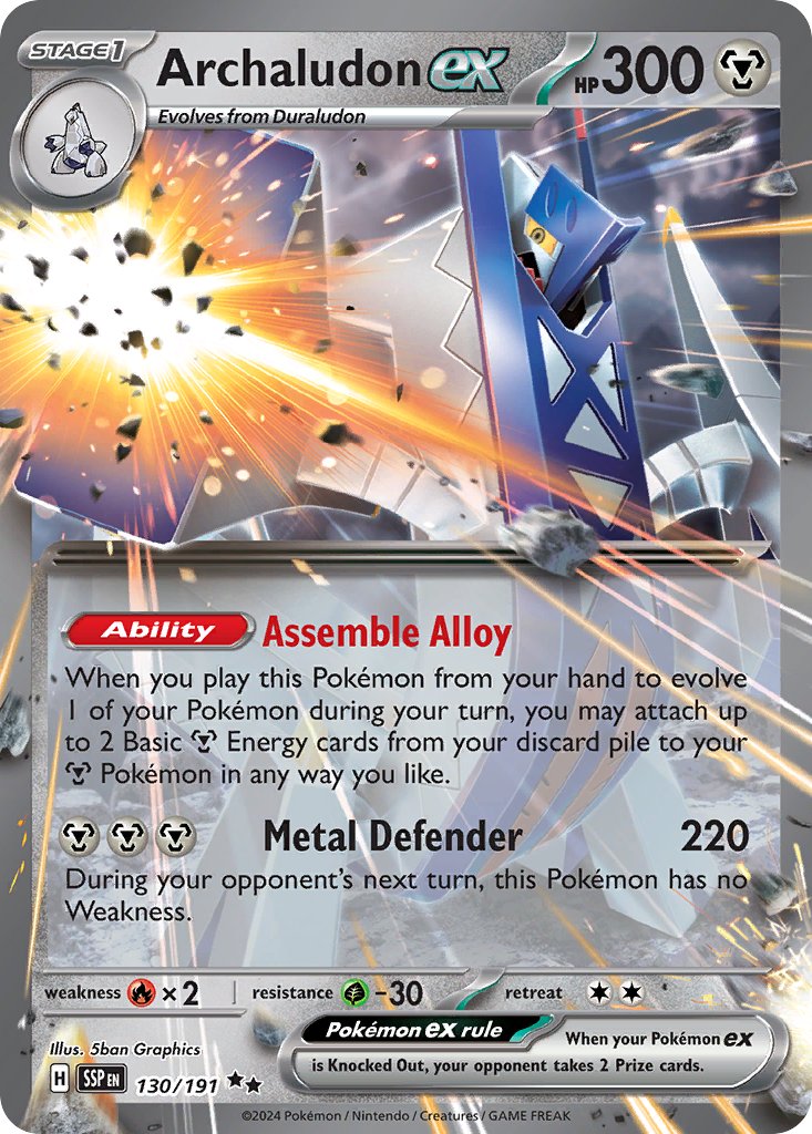 Archaludon ex - Surging Sparks (Double Rare) [SSP-130]