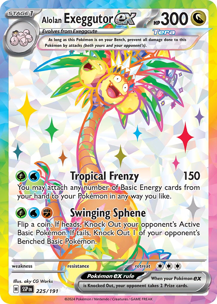 Alolan Exeggutor ex - Surging Sparks (Ultra Rare) [SSP-225]