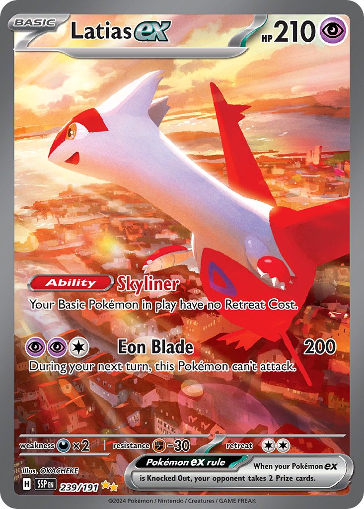 Latias ex - Surging Sparks (Special Illustration Rare) [SSP-239]