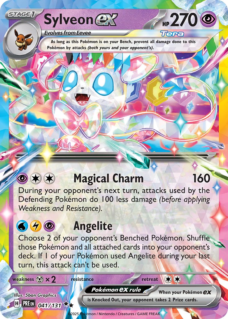 Sylveon ex - Prismatic Evolutions (Double Rare) [PRE-041]