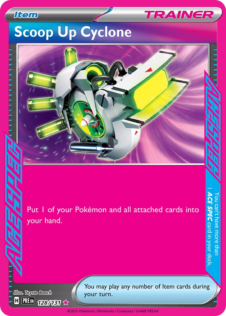 Scoop Up Cyclone - Prismatic Evolutions (ACE Rare) [PRE-128]