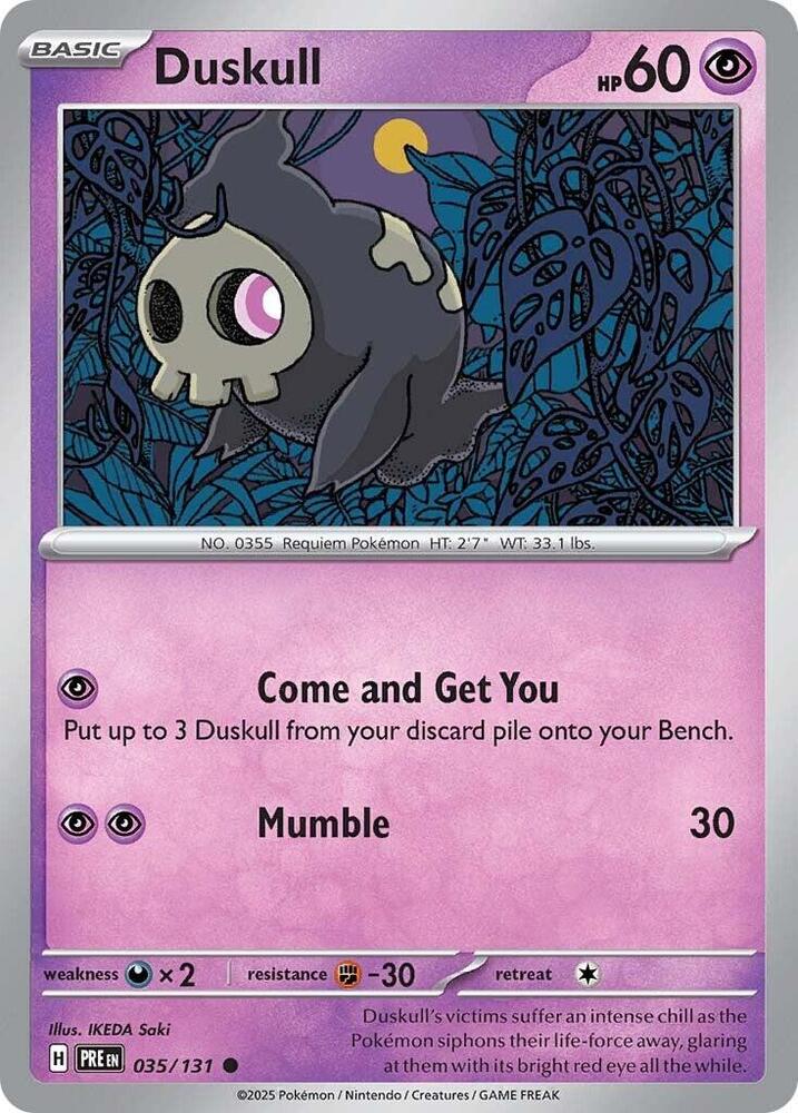 Duskull - Prismatic Evolutions: Additionals (Common) [xPRE-035]