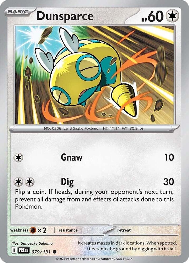 Dunsparce - Prismatic Evolutions: Additionals (Common) [xPRE-079]