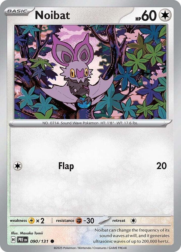 Noibat - Prismatic Evolutions: Additionals (Common) [xPRE-090]