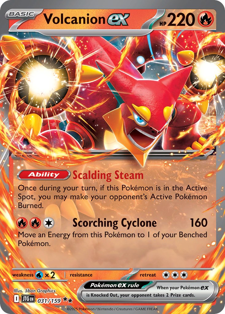 Volcanion ex - Journey Together (Double Rare) [JTG-031]