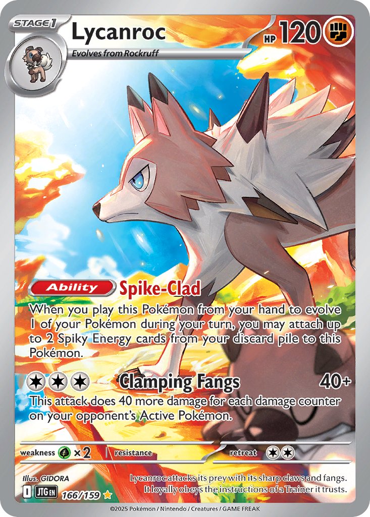 Lycanroc - Journey Together (Illustration Rare) [JTG-166]
