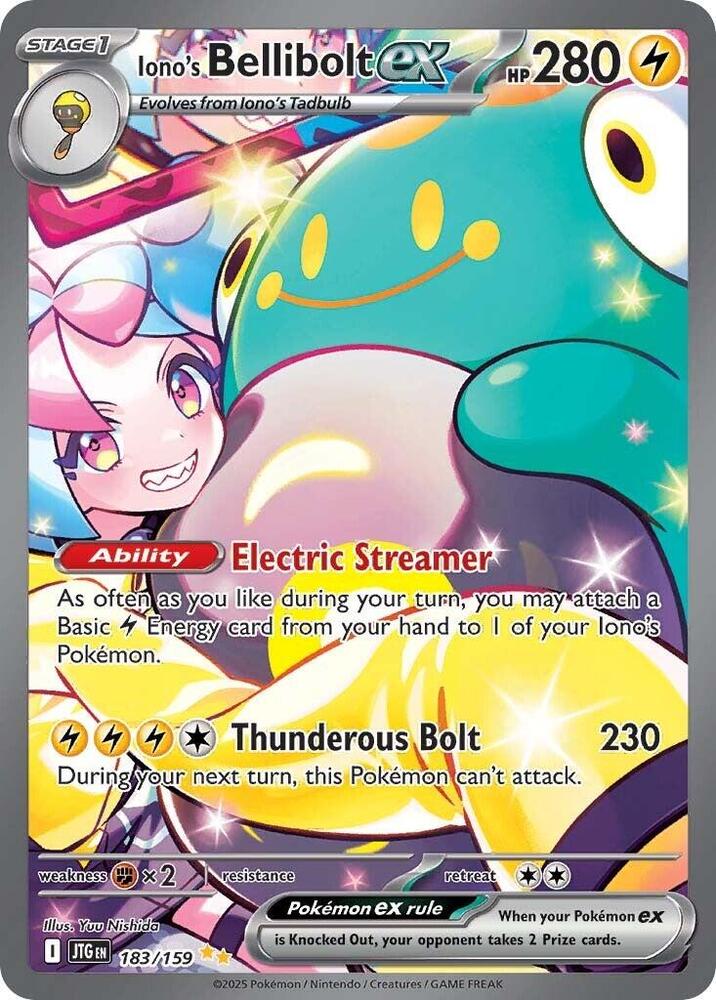 Iono's Bellibolt ex - Journey Together (Special Illustration Rare) [JTG-183]
