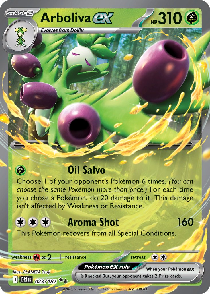 Arboliva ex - Destined Rivals (Double Rare) [DRI-023]