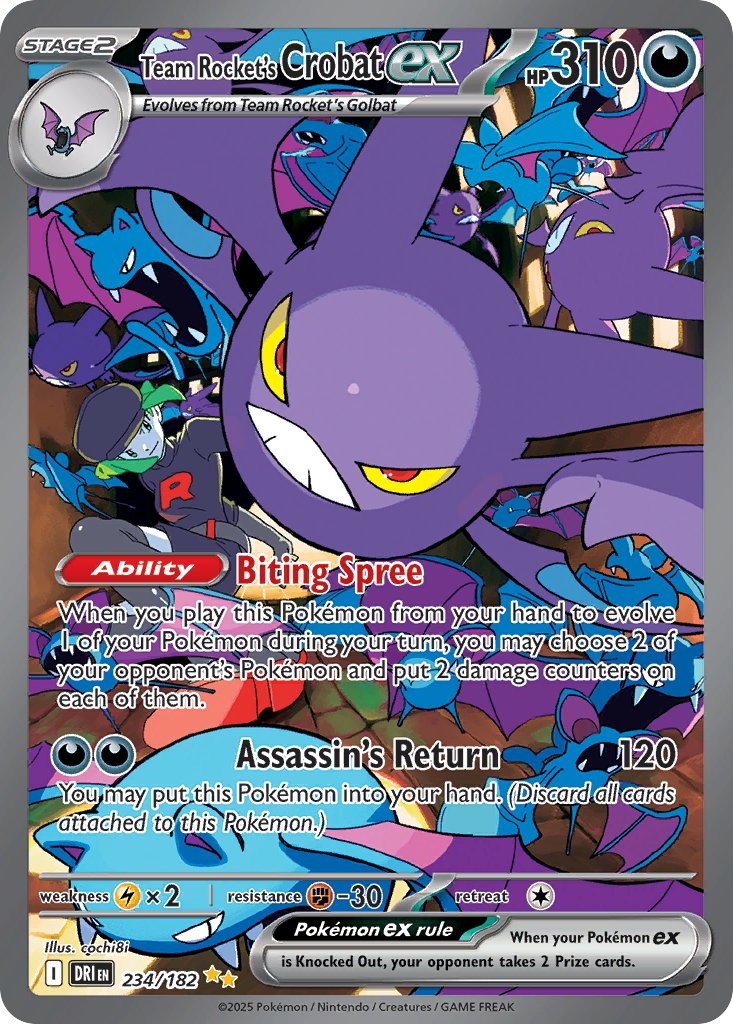 Team Rocket's Crobat ex - Destined Rivals (Special Illustration Rare) [DRI-234]