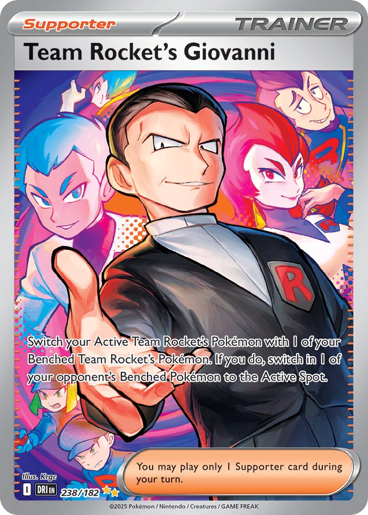 Team Rocket's Giovanni - Destined Rivals (Special Illustration Rare) [DRI-238]