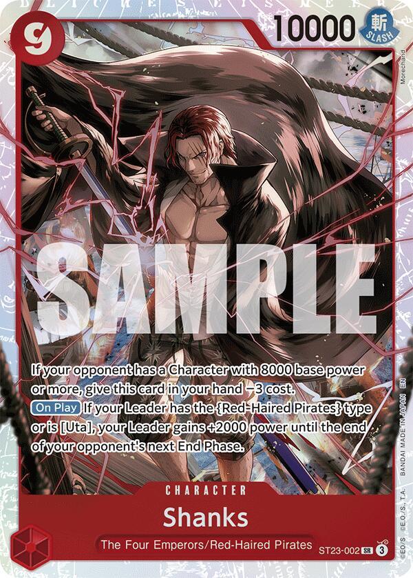 Shanks (ST23-002) - Starter Deck: Red Shanks (Super Rare) [ST-23-002]