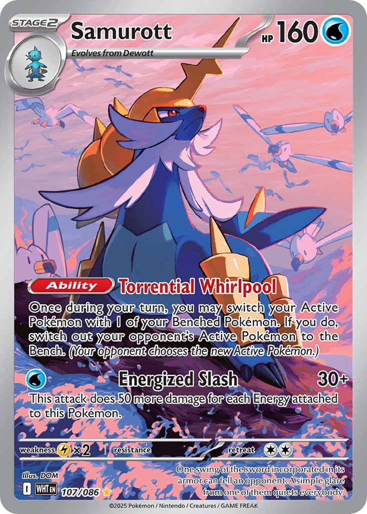Samurott - White Flare (Illustration Rare) [WHT-107]