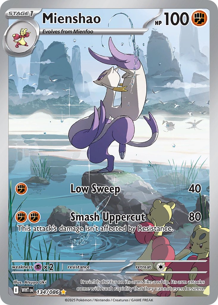 Mienshao - White Flare (Illustration Rare) [WHT-134]