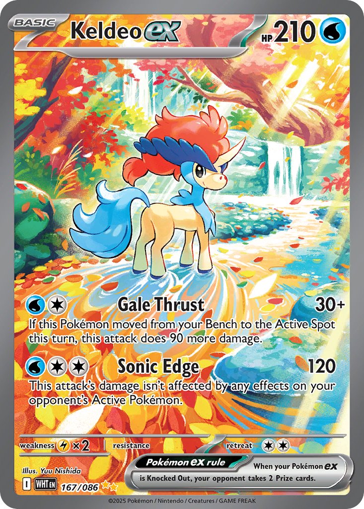 Keldeo ex - White Flare (Special Illustration Rare) [WHT-167]