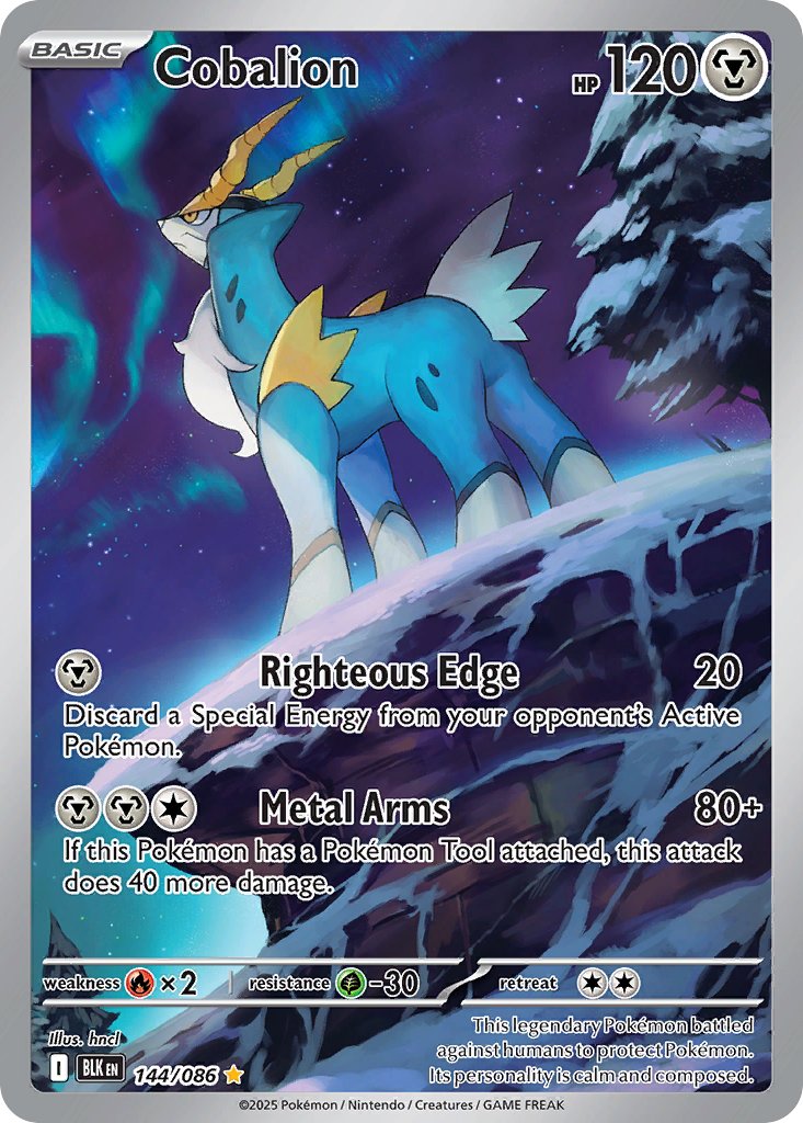Cobalion - Black Bolt (Illustration Rare) [BLK-144]