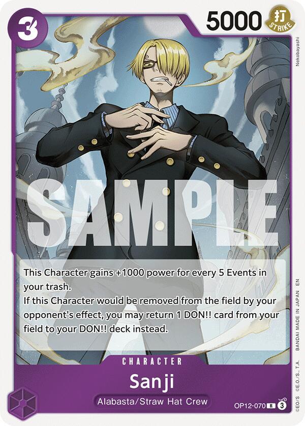 Sanji (OP12-070) (V.1) - Legacy of the Master (Rare) [OP12-070]