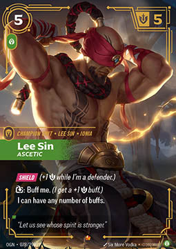Lee Sin, Ascetic (V.1 - Epic)