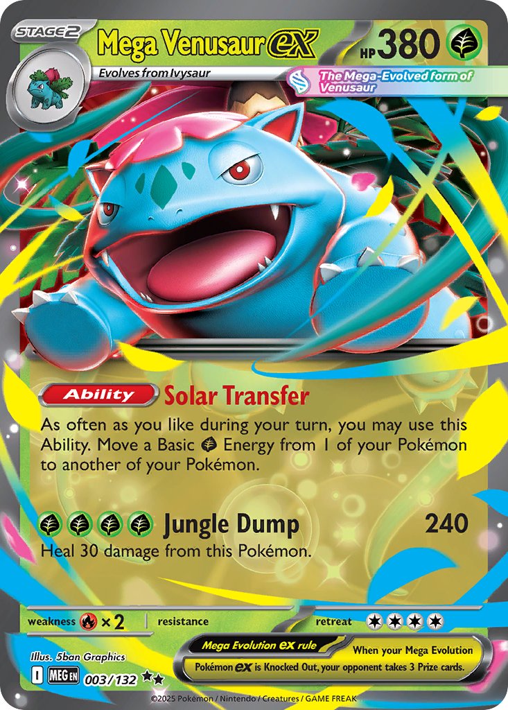 Mega Venusaur ex - Mega Evolution (Double Rare) [MEG-003]