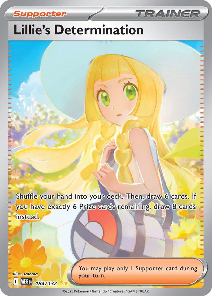 Lillie's Determination - Mega Evolution (Special Illustration Rare) [MEG-184]