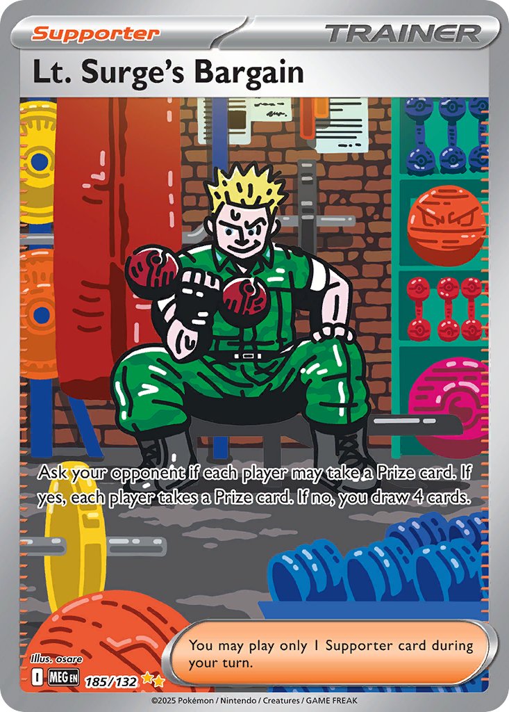 Lt. Surge's Bargain - Mega Evolution (Special Illustration Rare) [MEG-185]