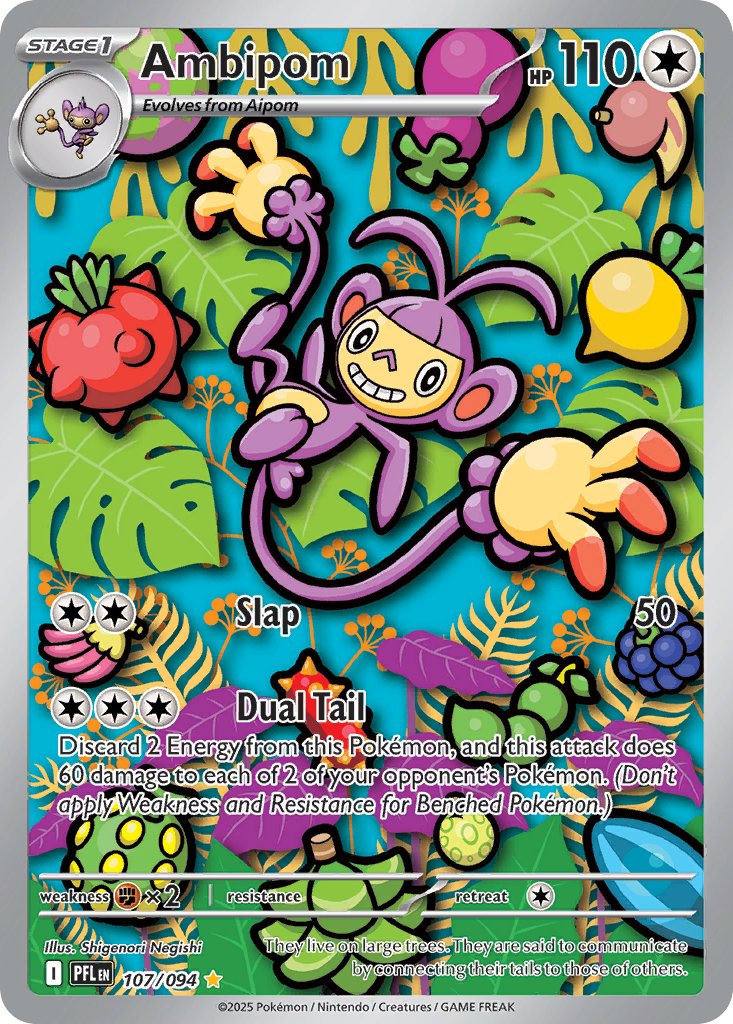 Ambipom - Phantasmal Flames (Illustration Rare) [PFL-107]