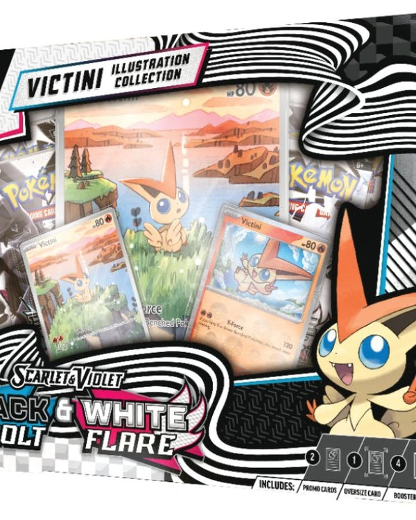 Fekete Villám & Fehér Láng: Unova Victini Illusztráció Gyűjtemény