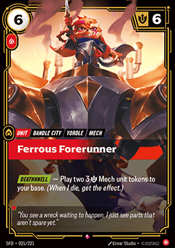 Ferrous Forerunner