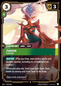 Janna, Savior