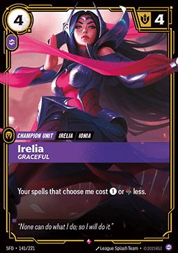 Irelia, Graceful (V.1 - Rare)