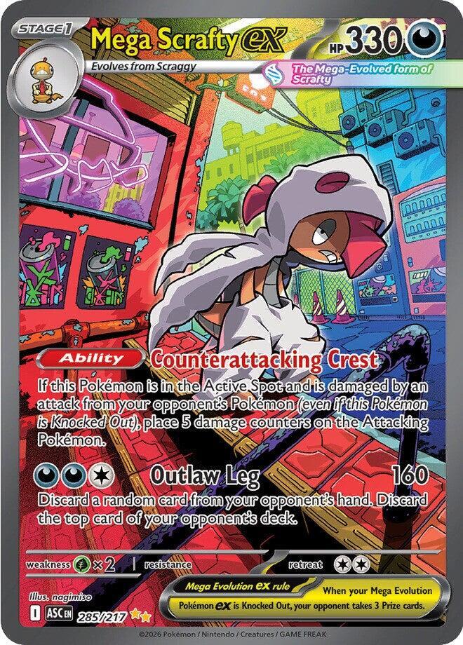 Mega Scrafty ex - Ascended Heroes (Special Illustration Rare) [ASC-285]