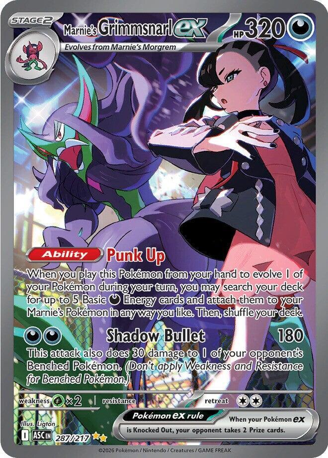 Marnie's Grimmsnarl ex - Ascended Heroes (Special Illustration Rare) [ASC-287]