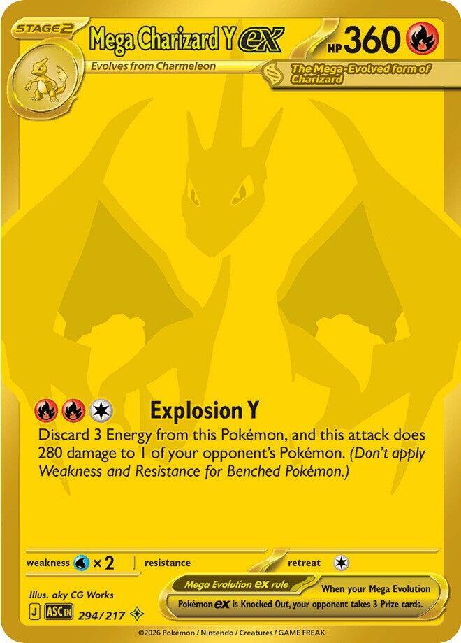 Mega Charizard Y ex - Ascended Heroes (Secret Rare) [ASC-294]