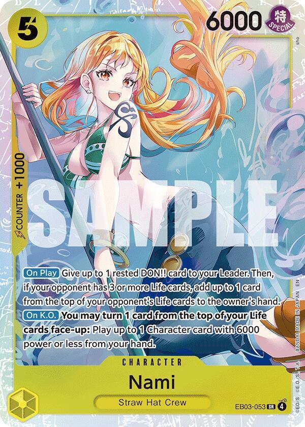 Nami (EB03-053) (V.1) - Heroines Edition (Super Rare) [EB03-053]