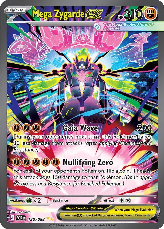 Mega Zygarde ex - Perfect Order (Special Illustration Rare) [POR-120]