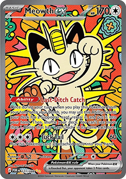 Meowth ex - Perfect Order (Special Illustration Rare) [POR-121]