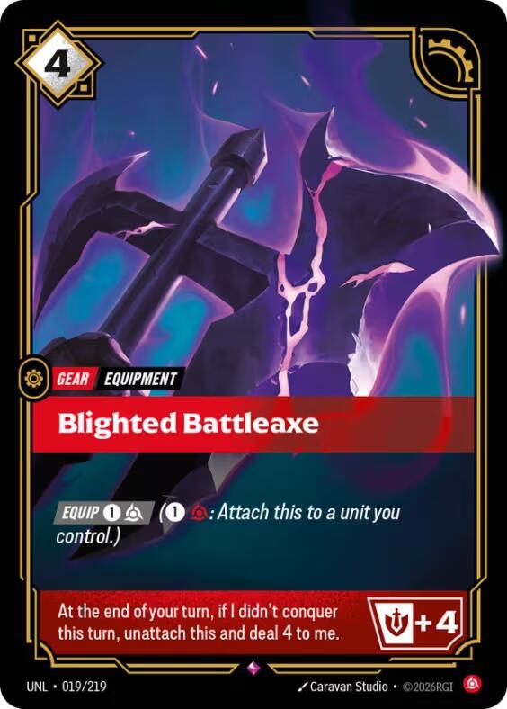 Blighted Battleaxe - Unleashed (Rare) [UNL-019]
