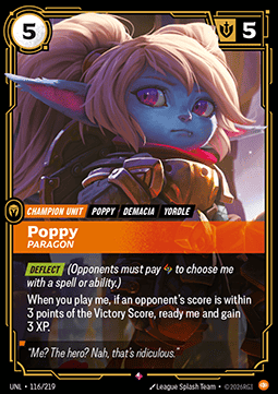 Poppy, Paragon (V.1 - Rare)