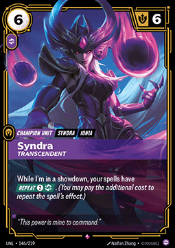 Syndra, Transcendent