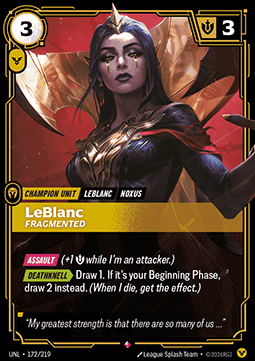 Leblanc, Fragmented (V.1 - Rare)