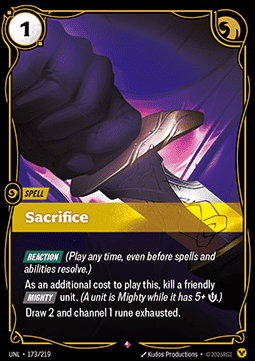 Sacrifice